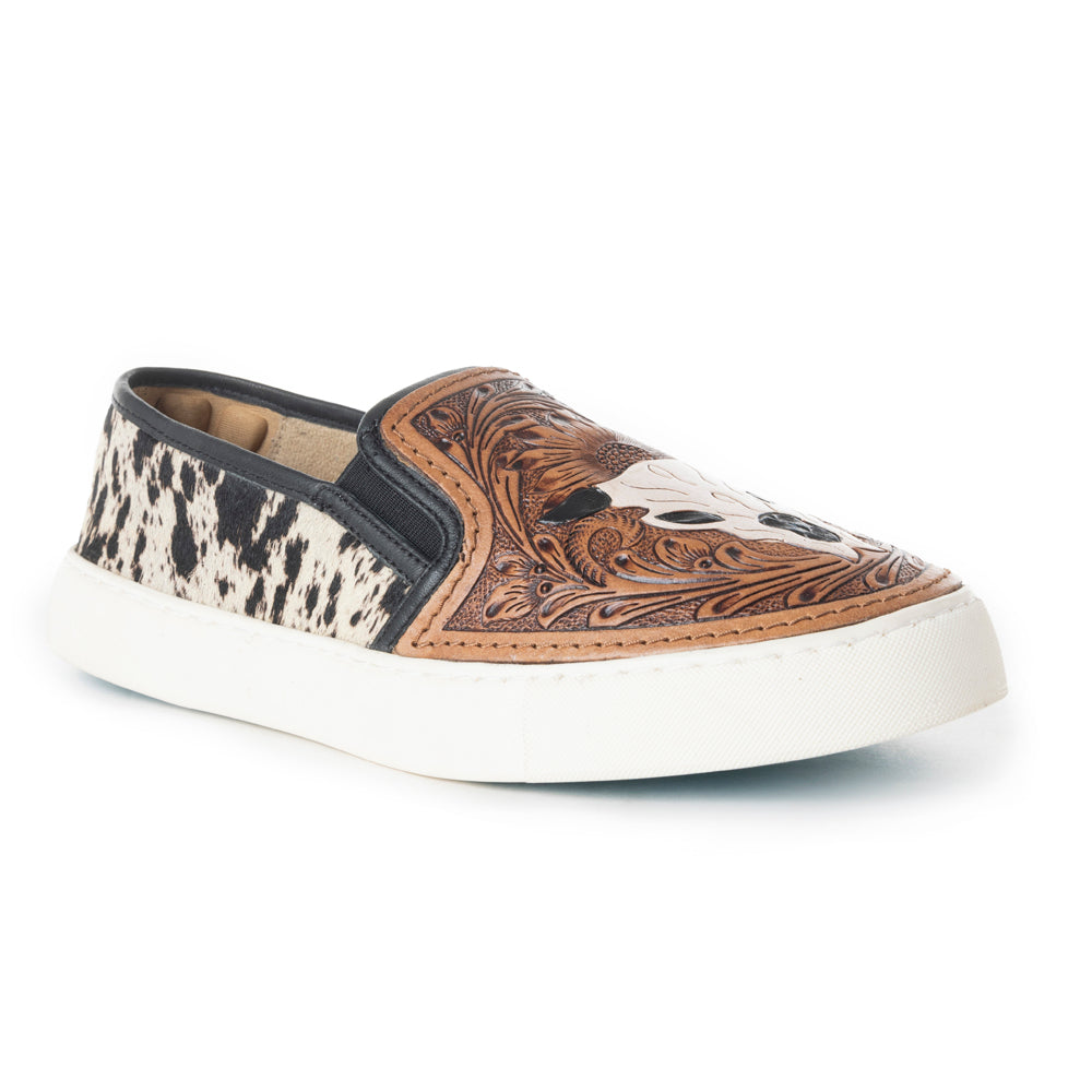 Reflexo Western Hand-Tooled Sneakers - MyraUSA