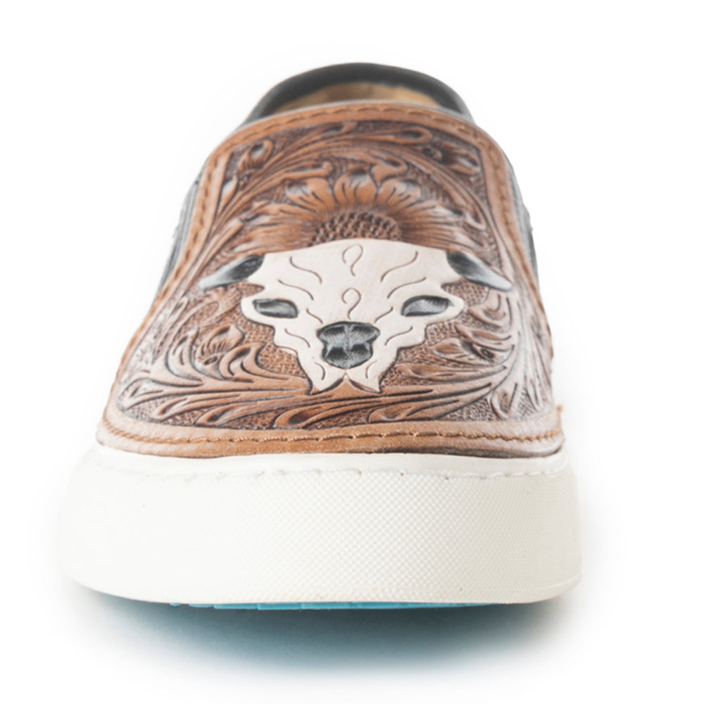 Reflexo Western Hand-Tooled Sneakers - MyraUSA