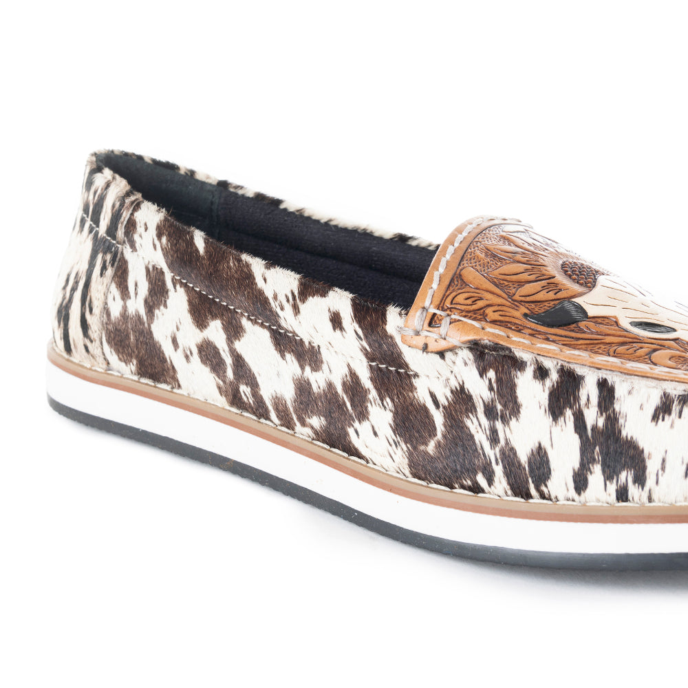 Neutraun Western Hand-Tooled Sneakers - MyraUSA