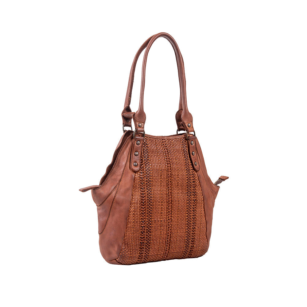 Homogeneous Leather & Hair On Bag - MyraUSA