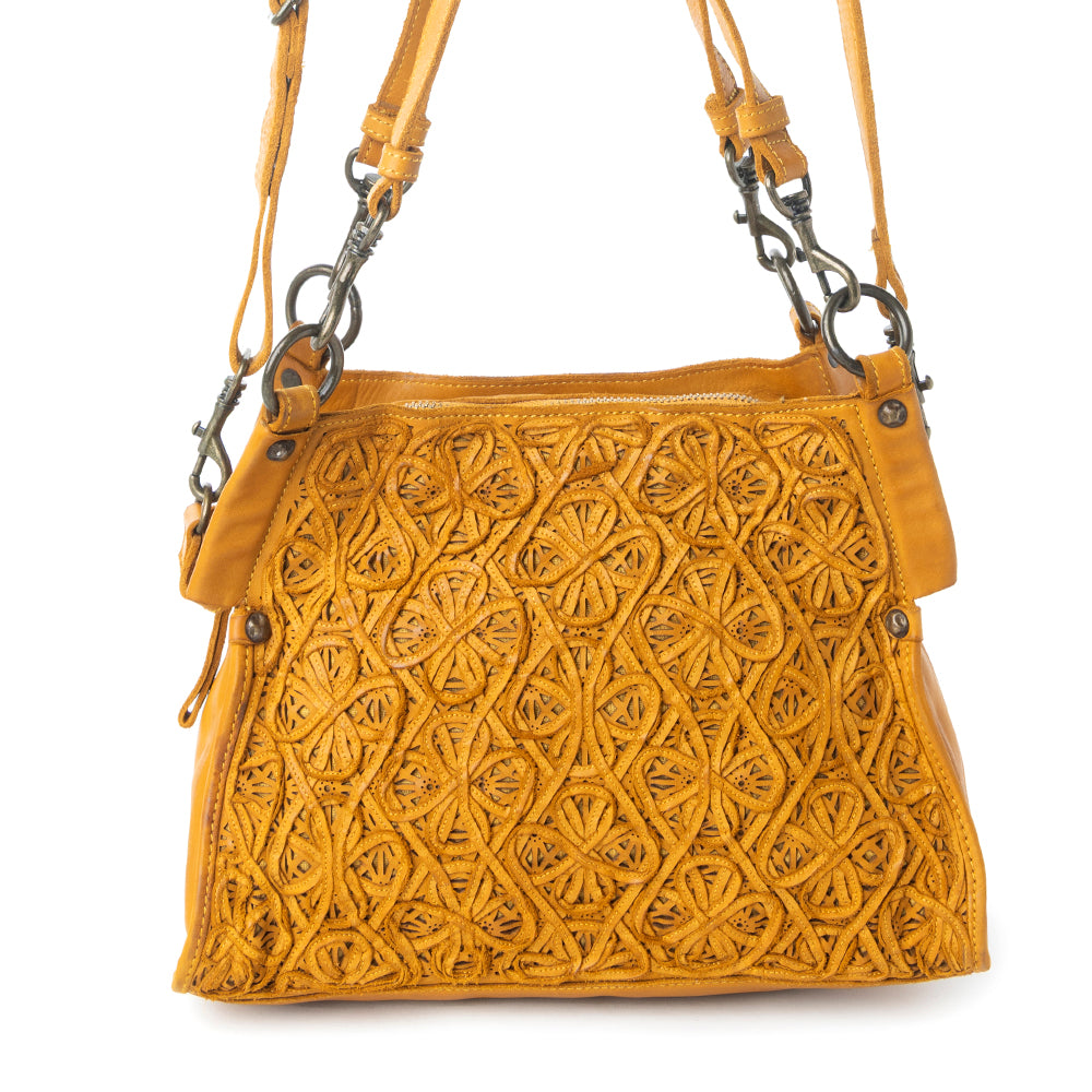 Effervescence Leather & Hair On Bag - Myra USA