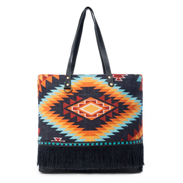 Ancestral Sun Tote Bag - Myra USA