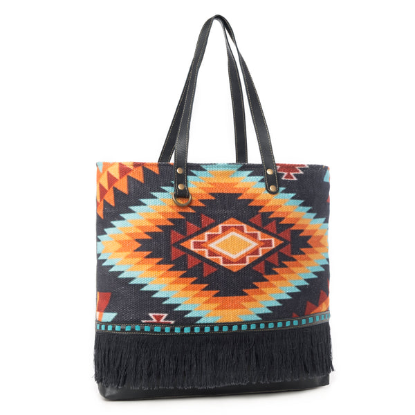 Ancestral Sun Tote Bag - Myra USA