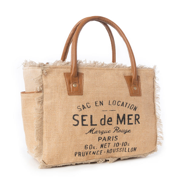Sel De Mer Frayed Trim Small & Crossbody Bag - Myra USA