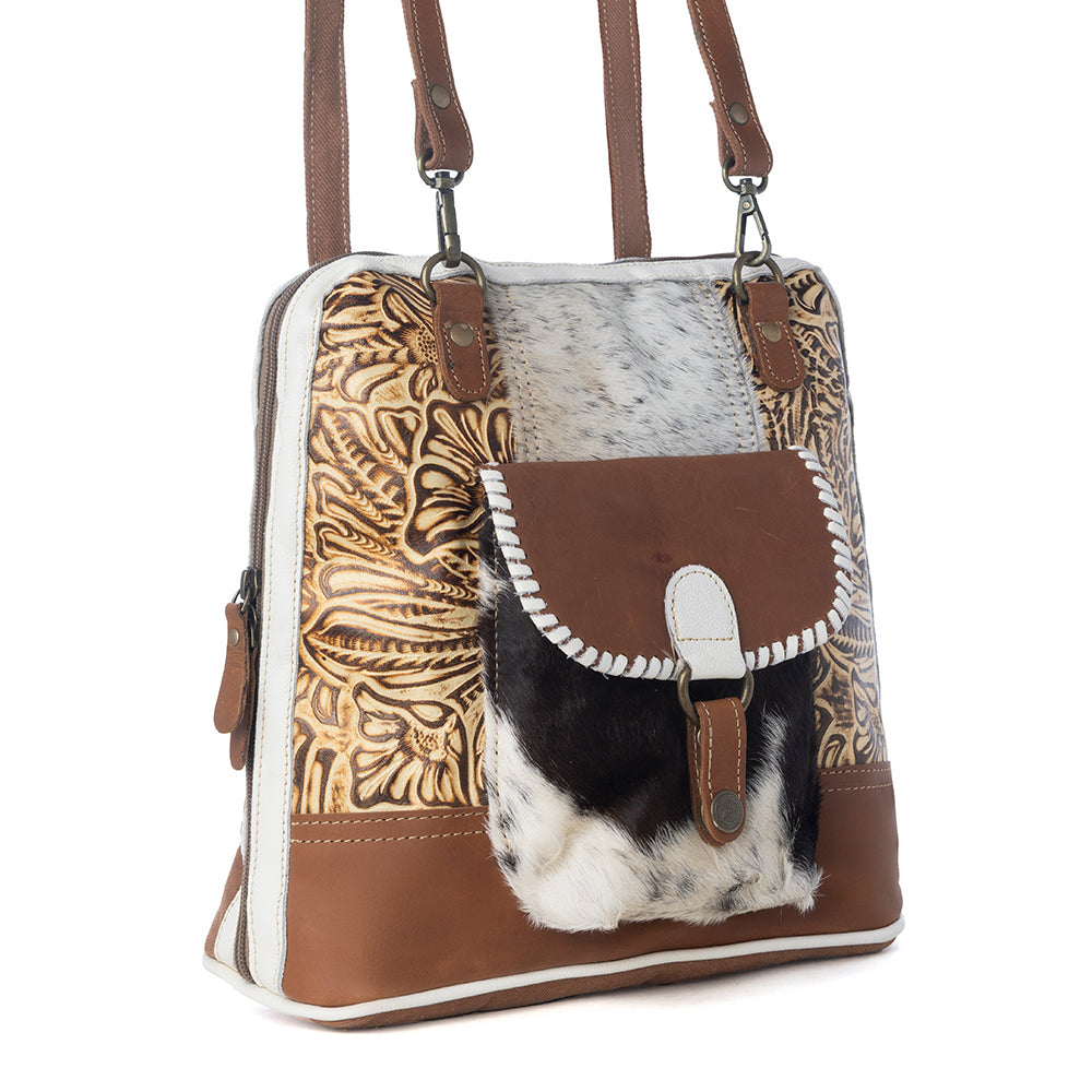 Prairie Grasslands Canvas and Hairon Backpack. - Myra USA