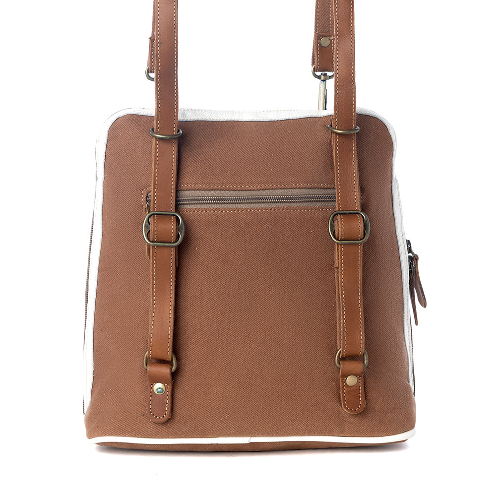 Prairie Grasslands Canvas and Hairon Backpack. - Myra USA