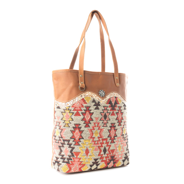 Desert Bloom Tall Tote Bag - Myra USA
