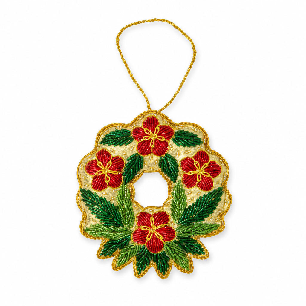 Welcome Home Wreath Ornament - Myra USA