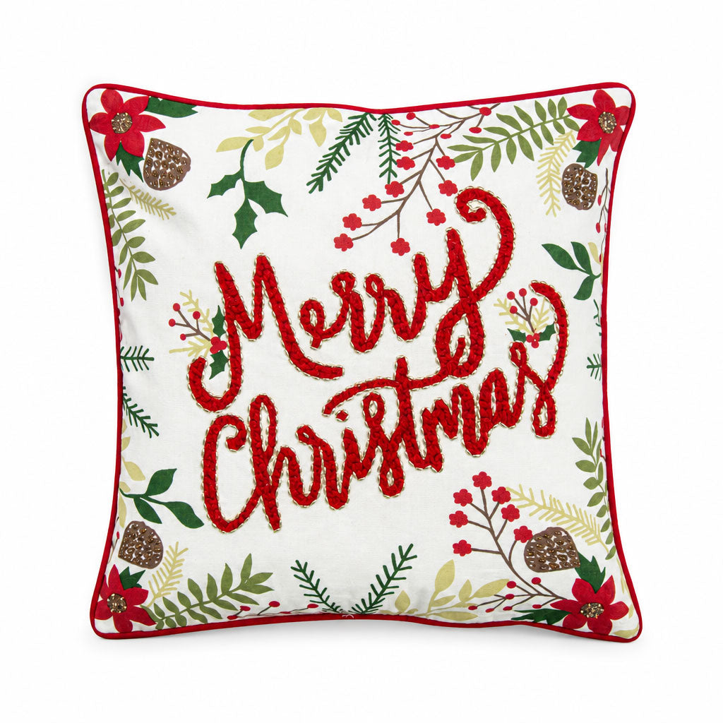 Merry Christmas Vintage Memories Cushion Cover - Myra USA
