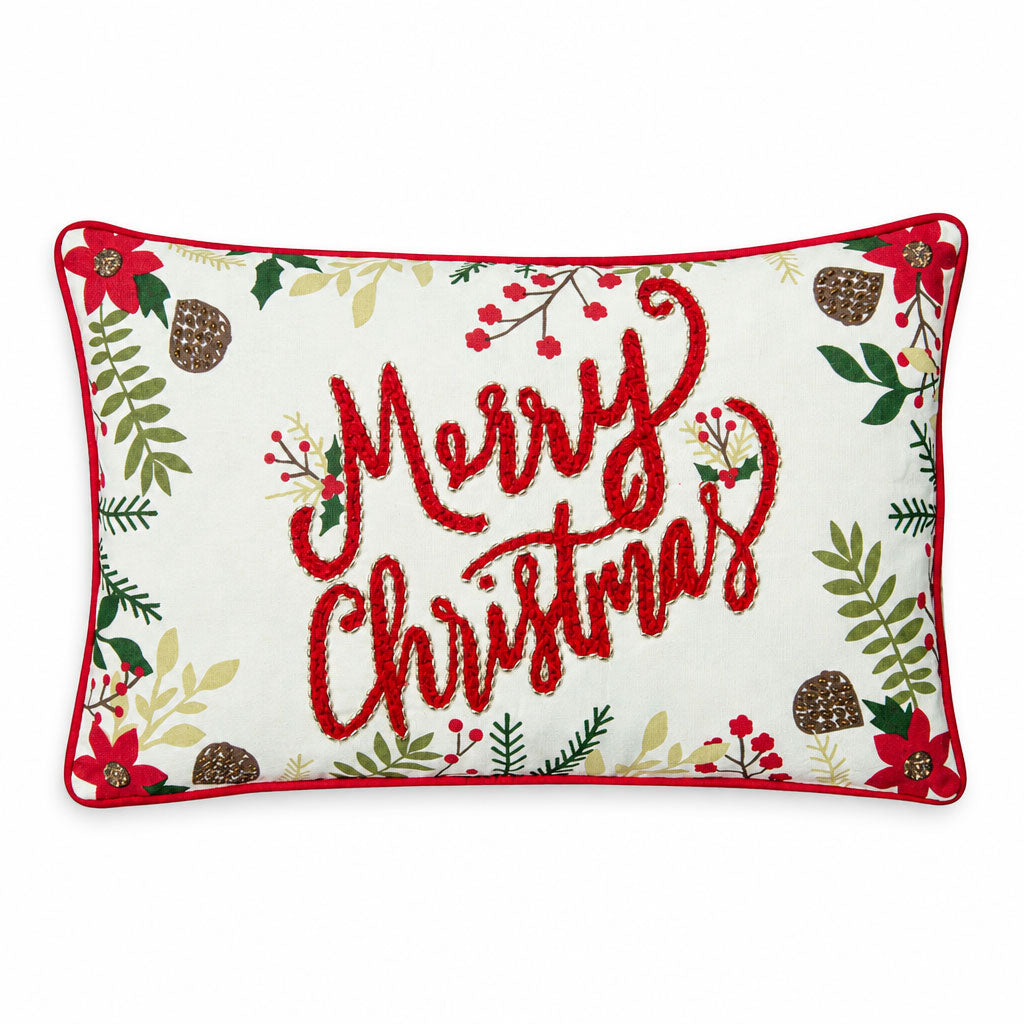 Merry Christmas Vintage Memories Cushion Cover - Myra USA