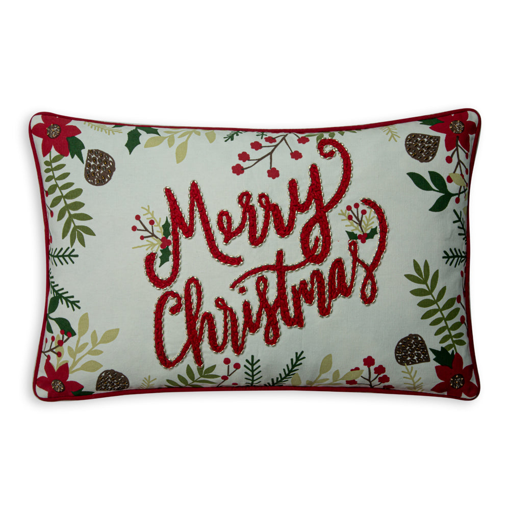 Merry christmas clearance pillow