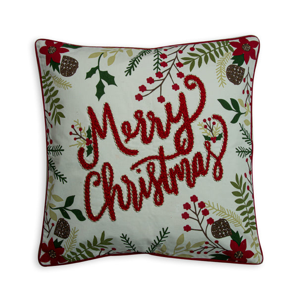 Merry Christmas Vintage Memories Pillow