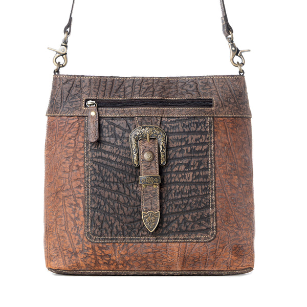 Crossroads Creek Leather & Hairon Bag