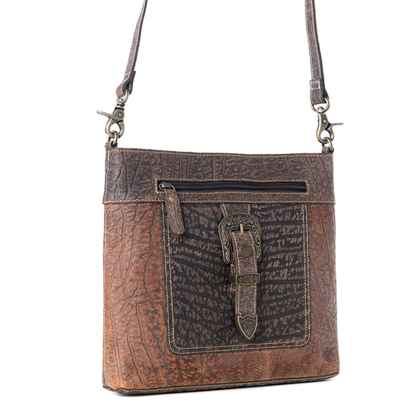 Crossroads Creek Leather & Hairon Bag