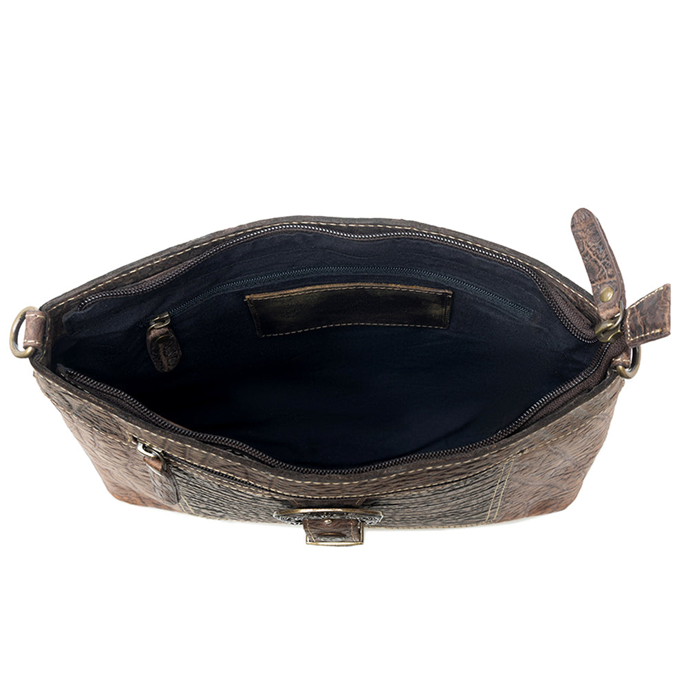 Crossroads Creek Leather & Hairon Bag - Myra USA
