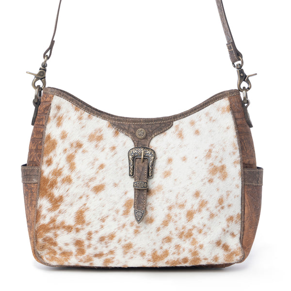 Heartwood Leather & Hairon Bag - Myra USA