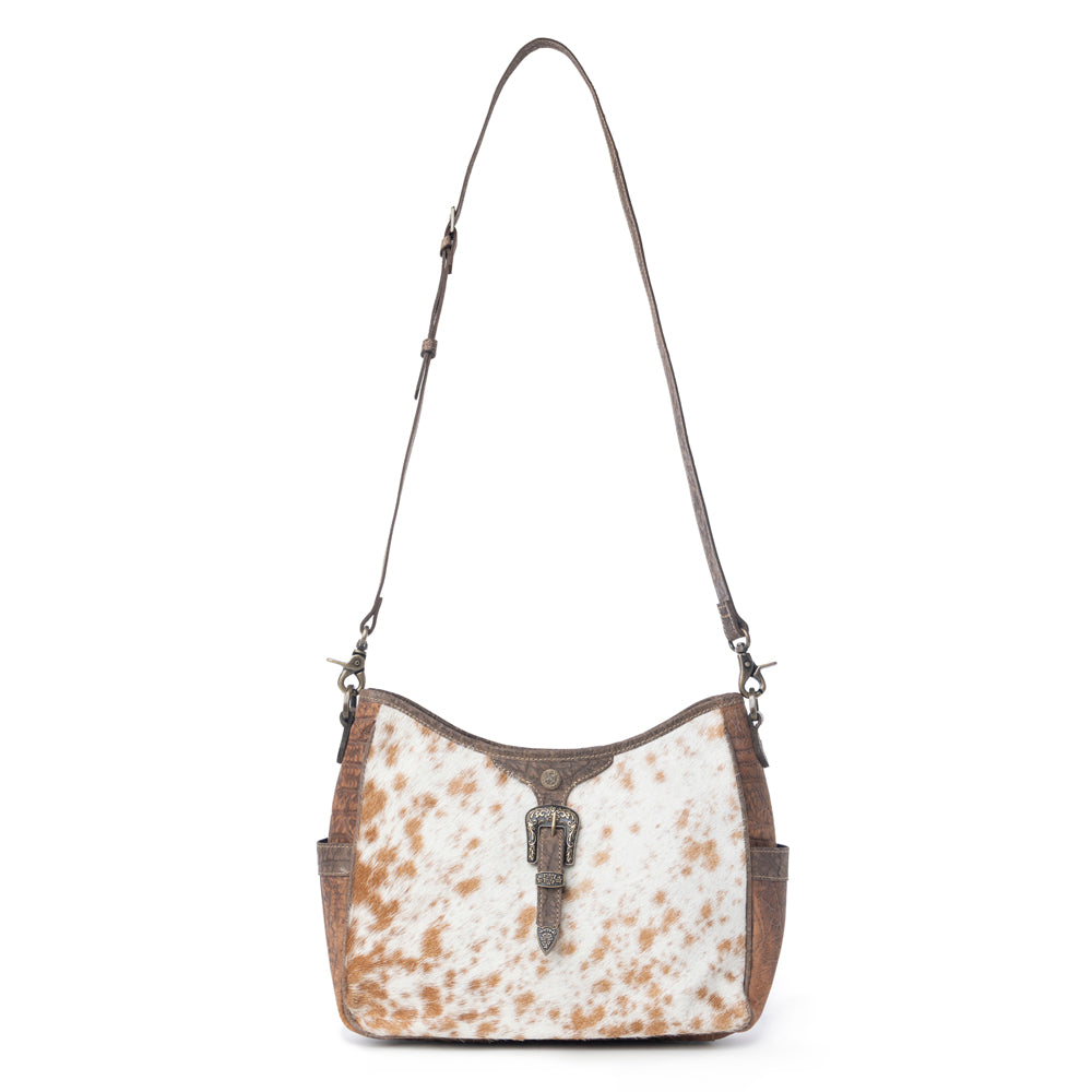 Heartwood Leather & Hairon Bag - Myra USA