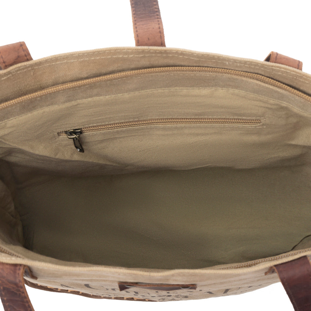 La Couspaude Vintage-Look Tote Bag - Myra USA