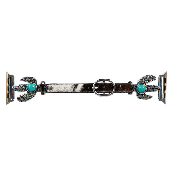 Mesa Song Hair-On Hide Watch Band - Myra USA