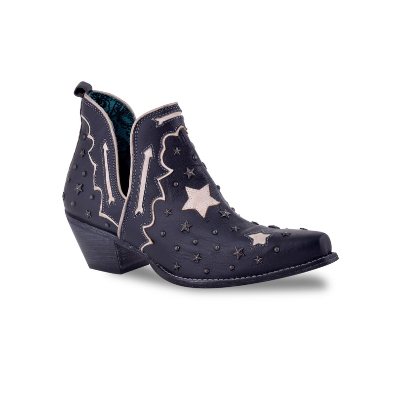 Lone Star Sky Split-Top Leather Boots