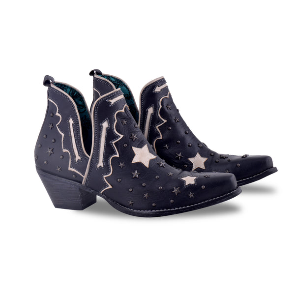 Lone Star Sky Split-Top Leather Boots