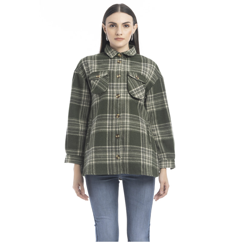 Dawn Plaid Pattern Shirt