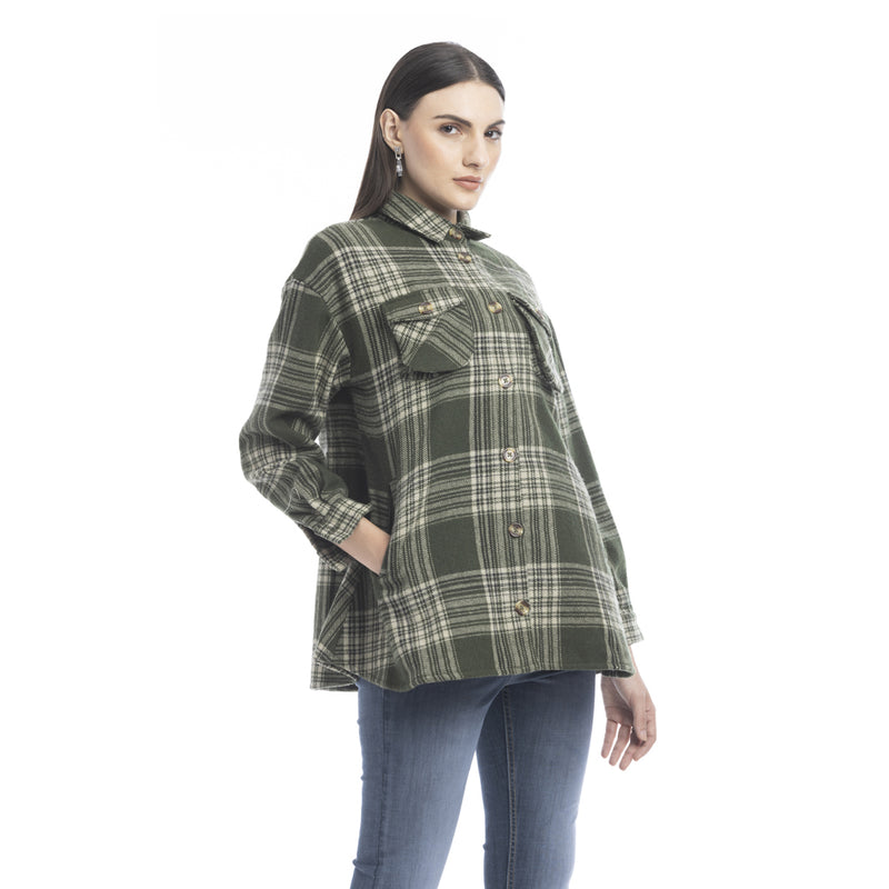 Dawn Plaid Pattern Shirt