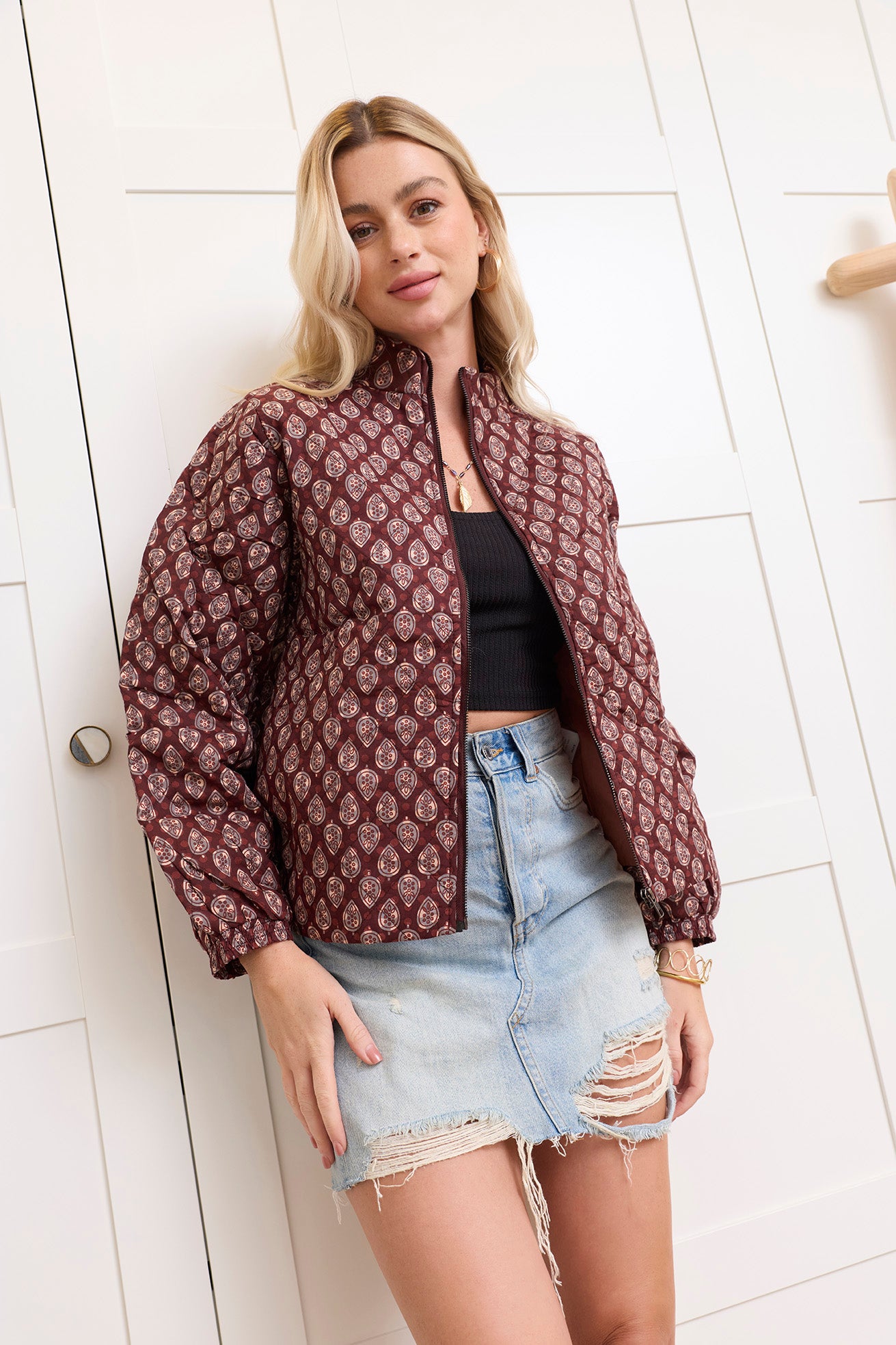 Valentina Zippered Jacket - Myra USA
