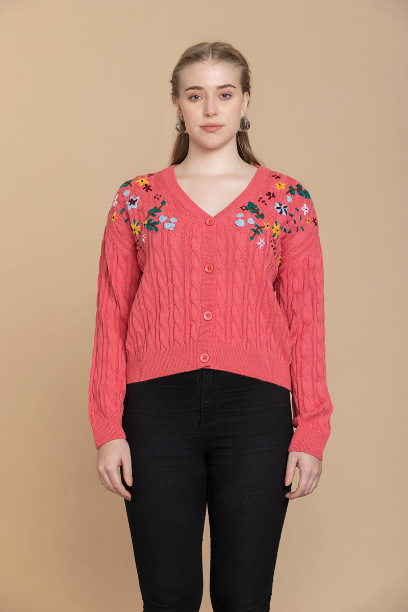 Alayna Floral Embroidered Sweater