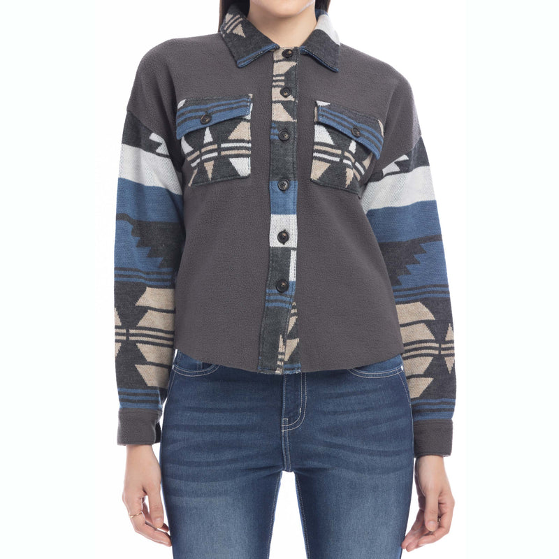 Willa Dessert Winds Shacket Sweater