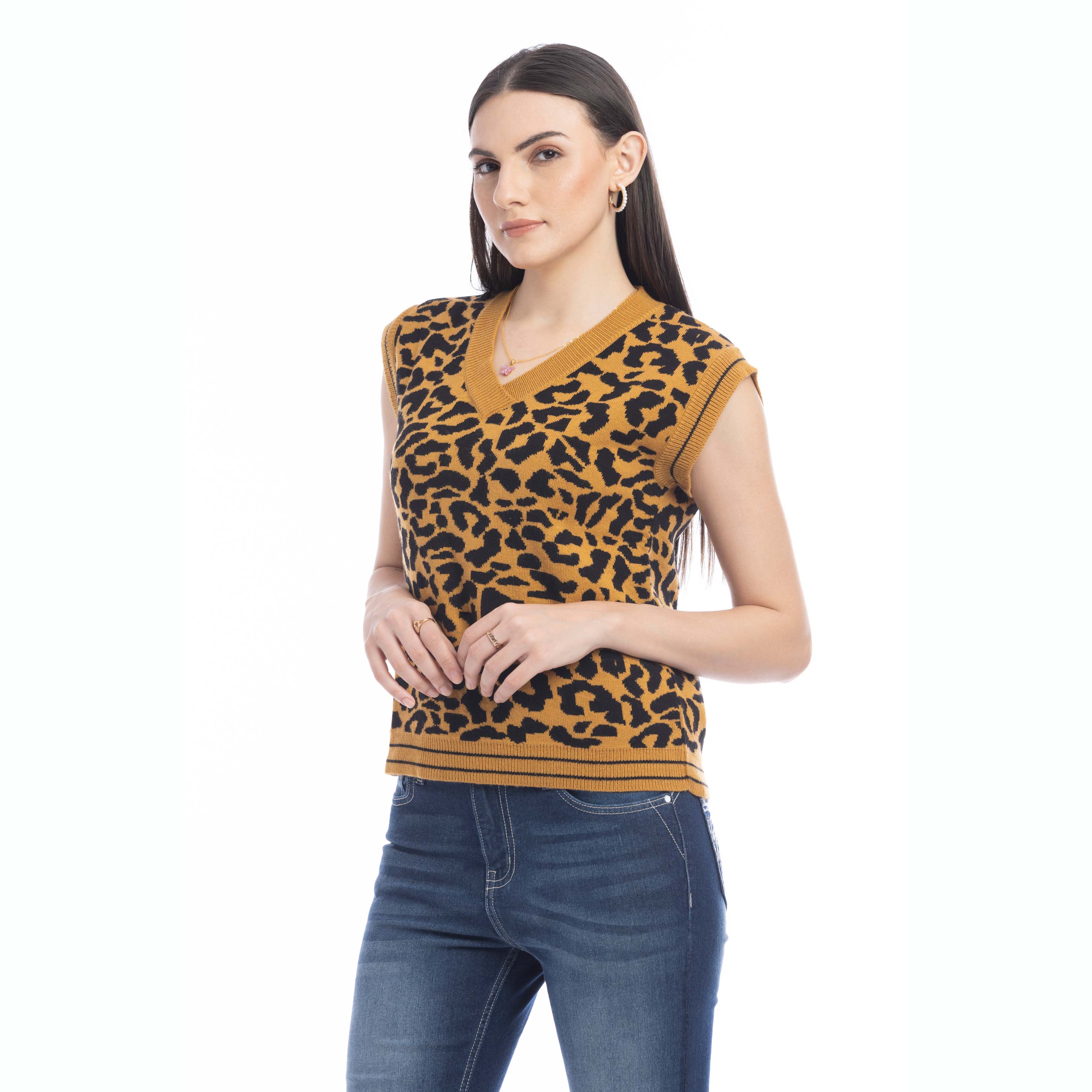 Duma Animal Print Sweater - Myra USA