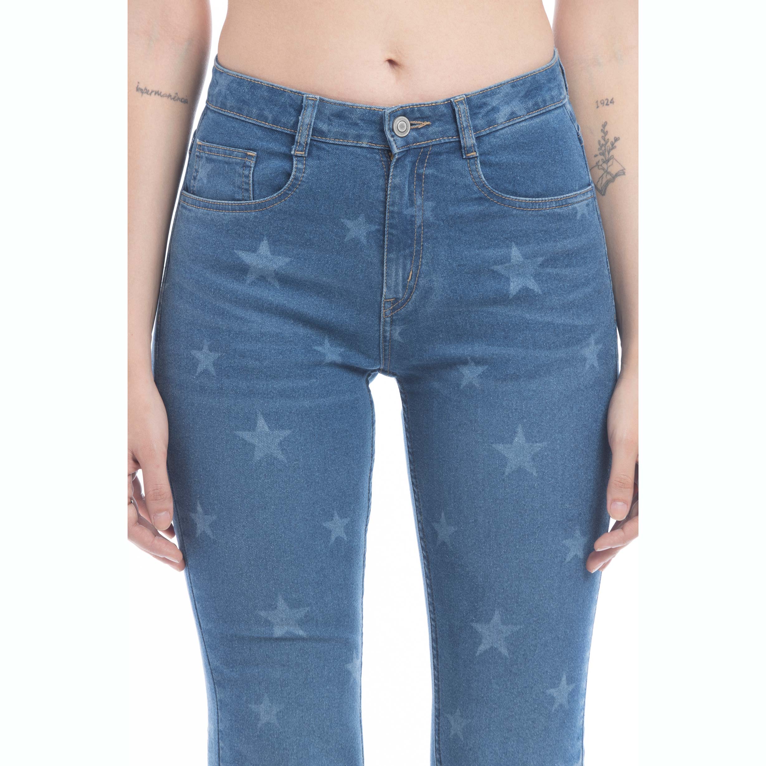 Shiloh Stars Flared Leg Jeans - Myra USA