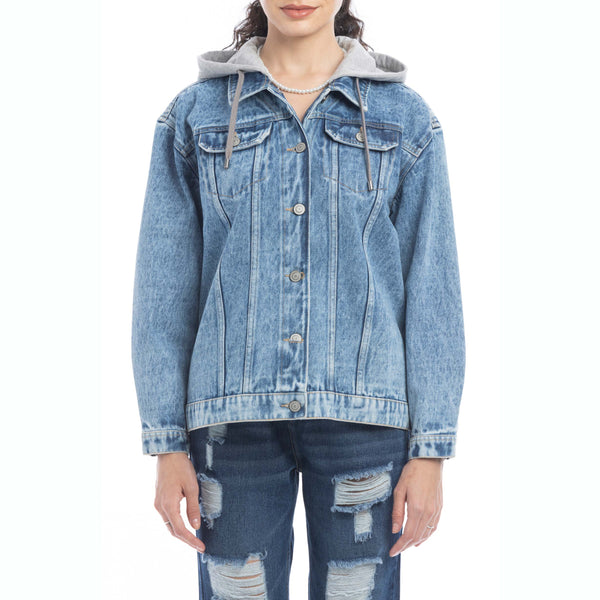 Kayleigh Hoodie Denim Jacket - Myra USA