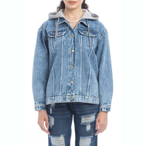 Kayleigh Hoodie Denim Jacket - Myra USA