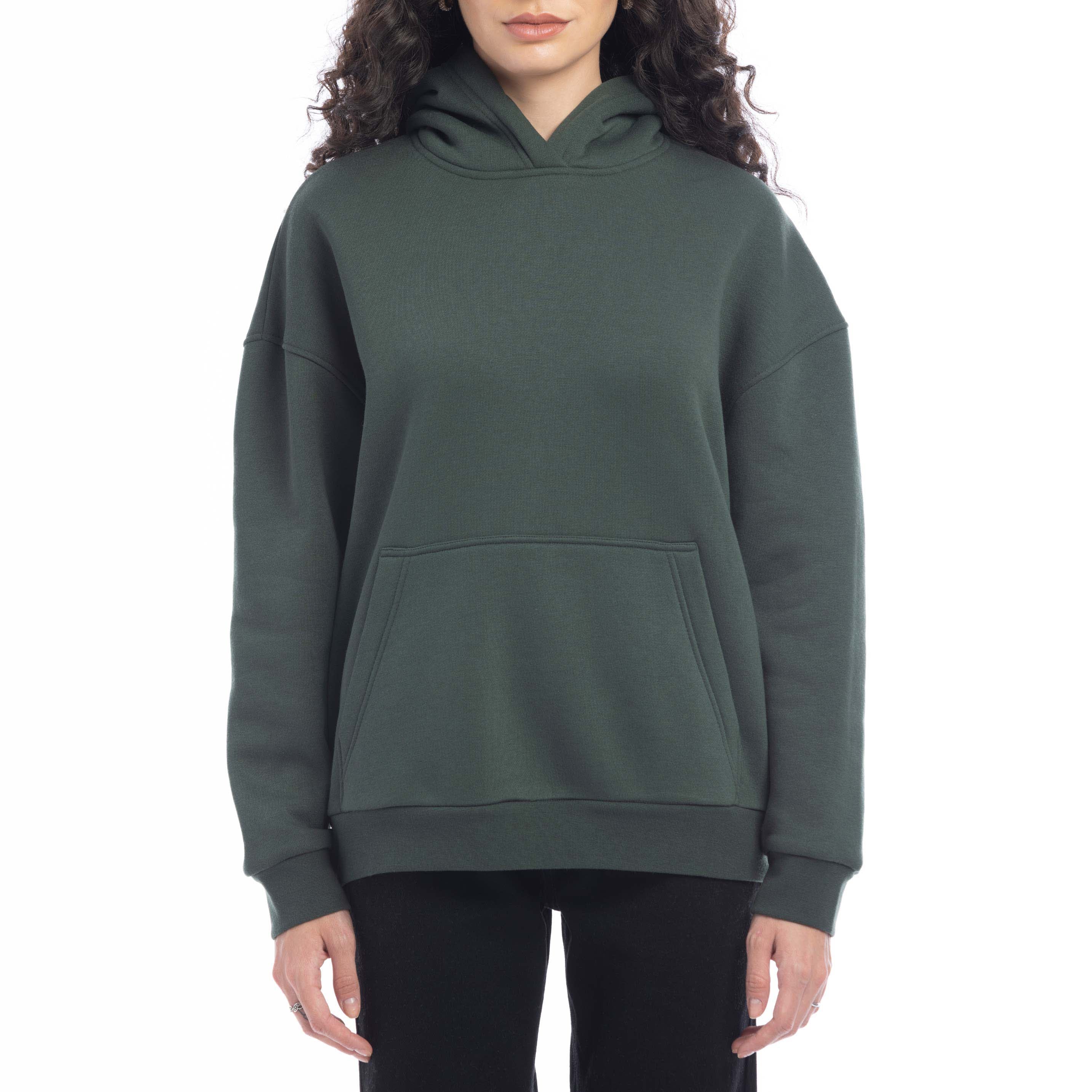 Carmen Hoodie in Forest Green - Myra USA