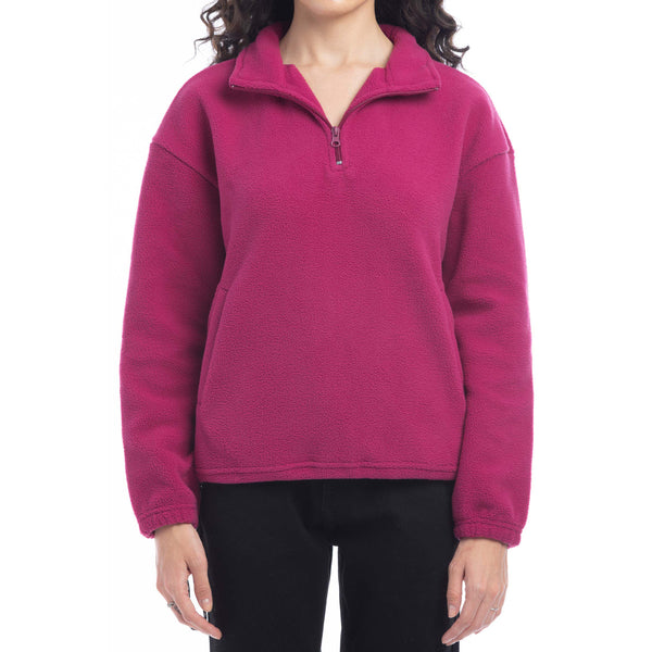 Maren High Collar Jacket in Magenta