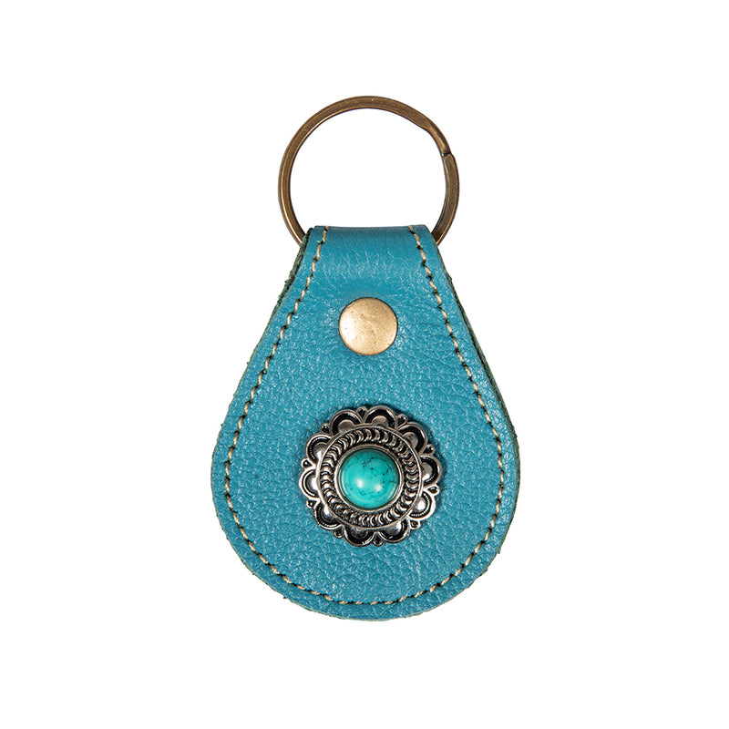 Concho Teal Key Fob