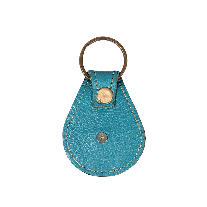 Concho Teal Key Fob