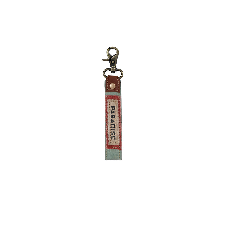 Paradise Canvas Key Strap Fob