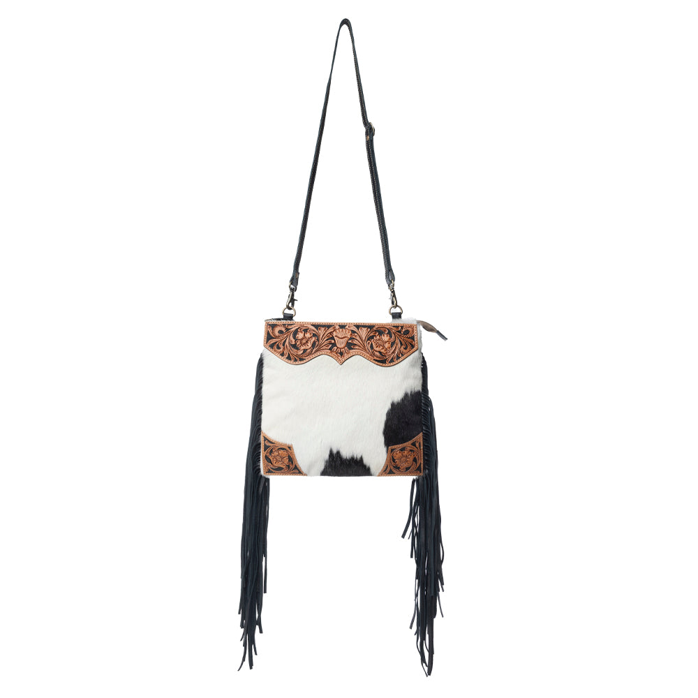 Tumbleweed Trail Fringed Hand-Tooled Bag – Myra USA