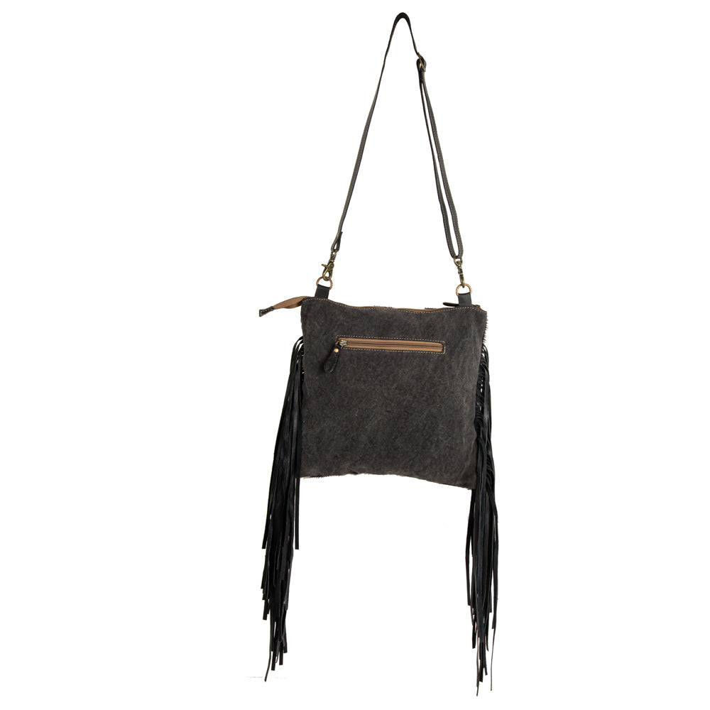 Tumbleweed Trail Fringed Hand-Tooled Bag - Myra USA