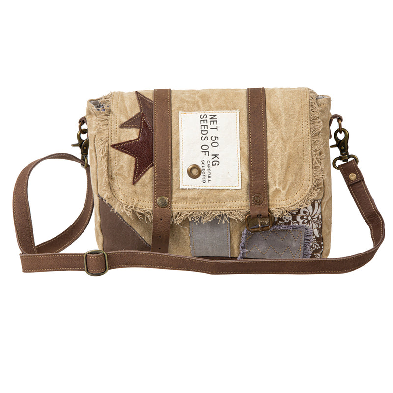 Myra Rug & Hairon Flap Messenger Bag