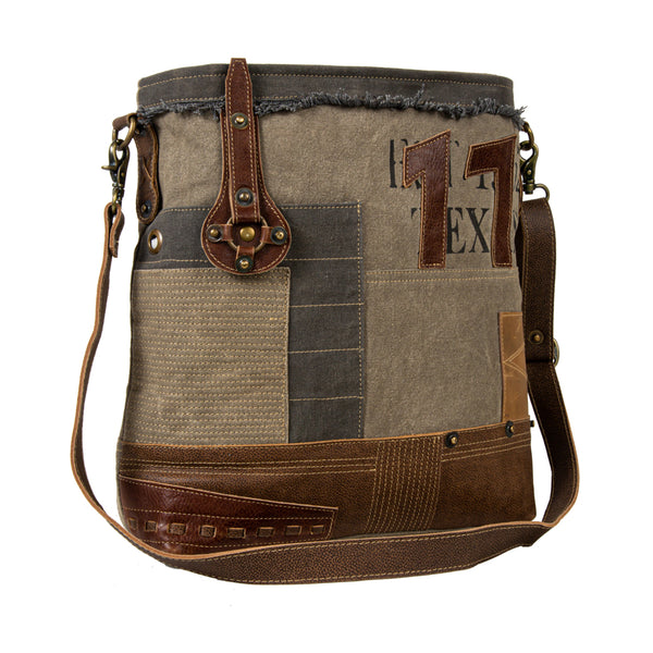 Vintage Traveler Patchwork Shoulder Bag - Myra USA