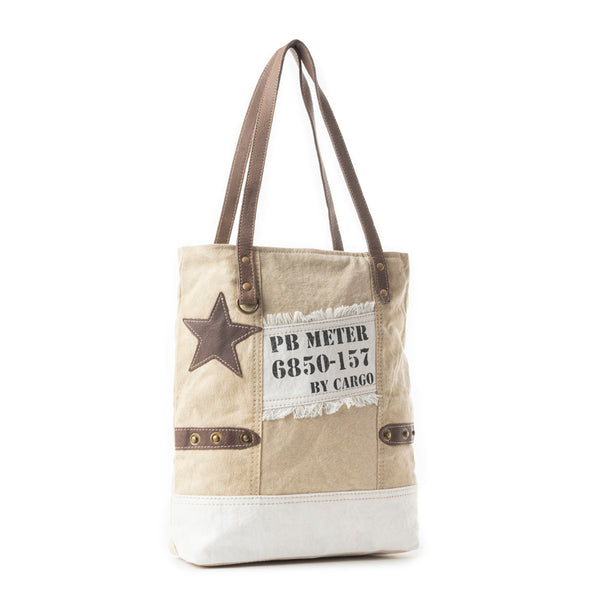 World Travels Patchwork Tote Bag - Myra USA