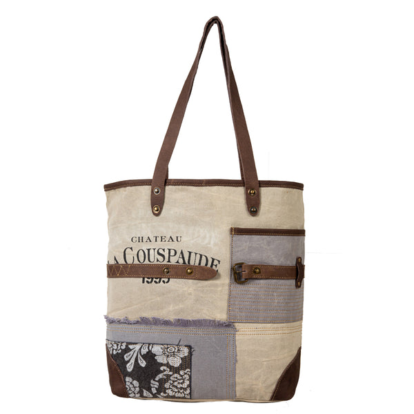 French Countryside Patchwork Tote Bag - Myra USA