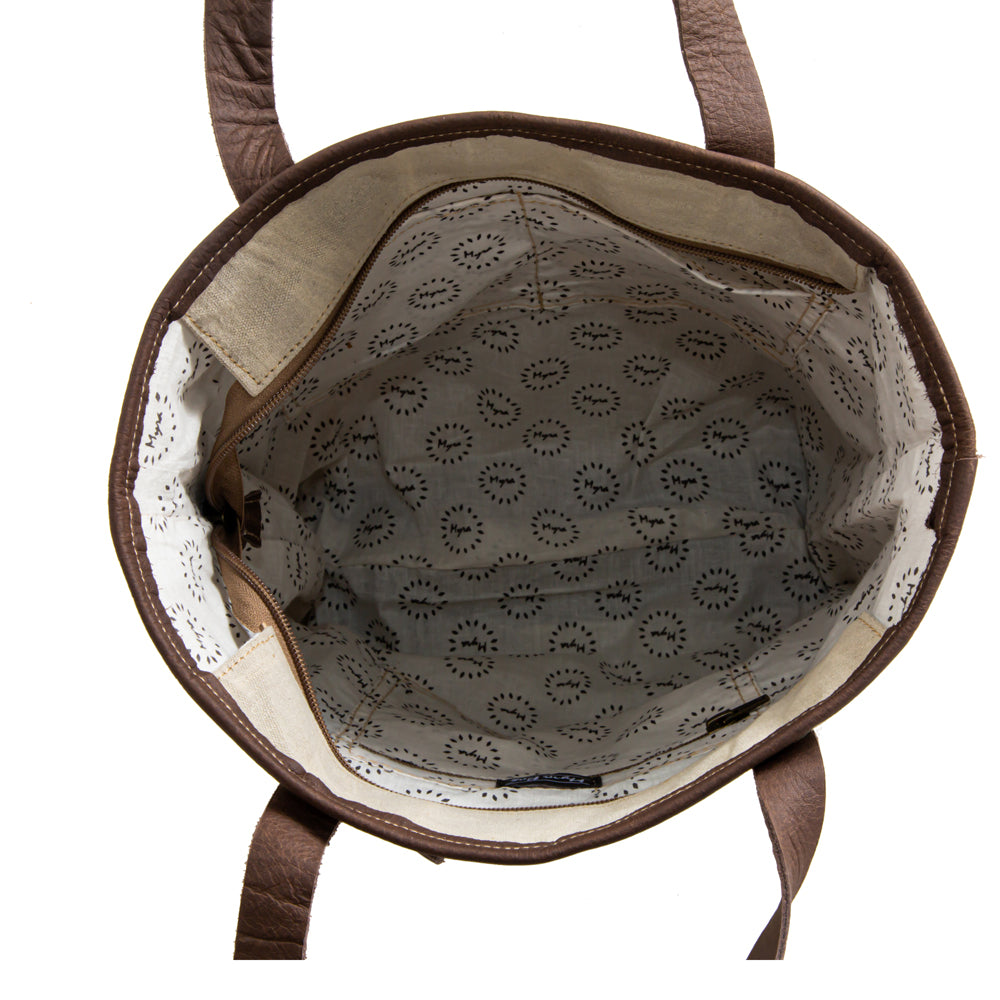 French Countryside Patchwork Tote Bag - Myra USA