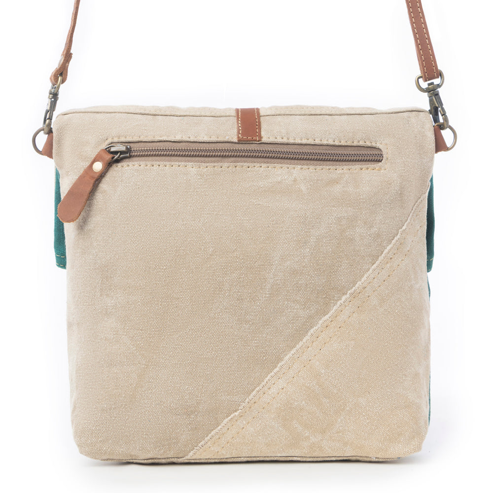 Burlander Patch Teal Small & Crossbody Bag - Myra USA