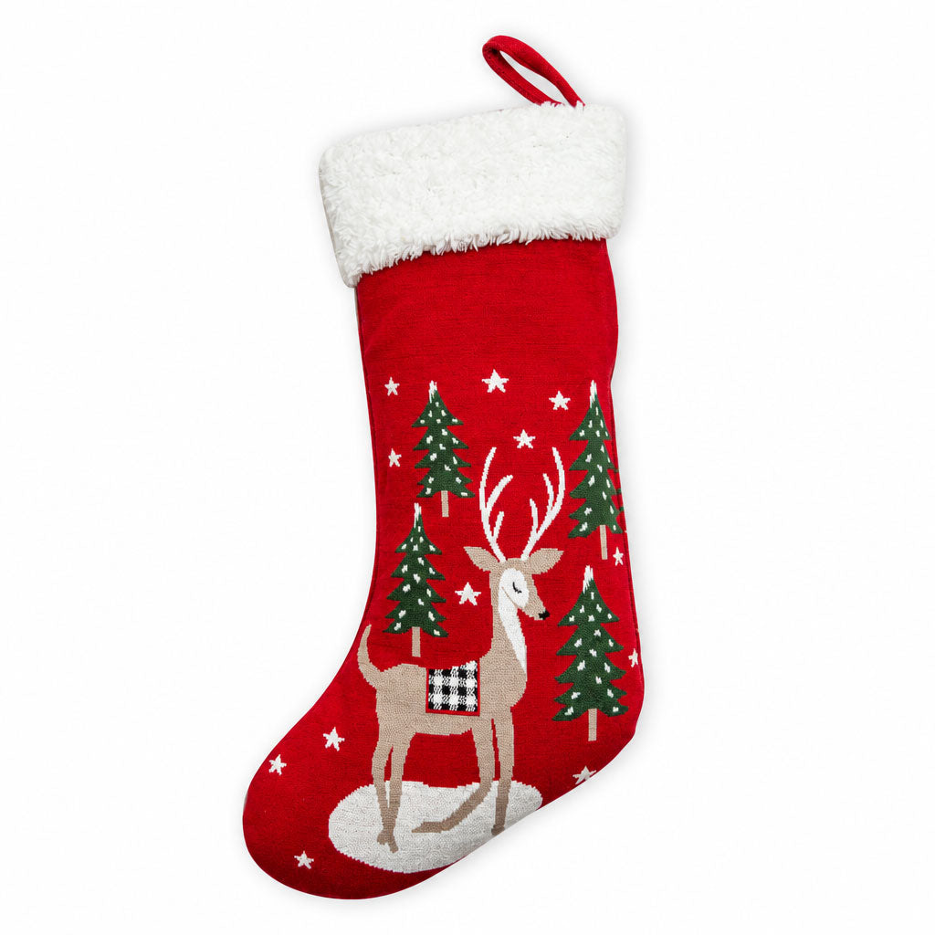 Happy Holiday Reindeer Stocking - Myra USA