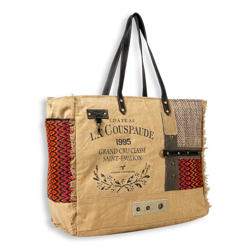 Sundown River Vintage Weekender Bag