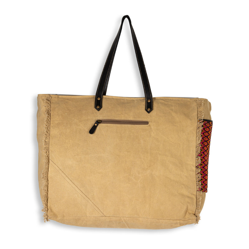 Sundown River Vintage Weekender Bag